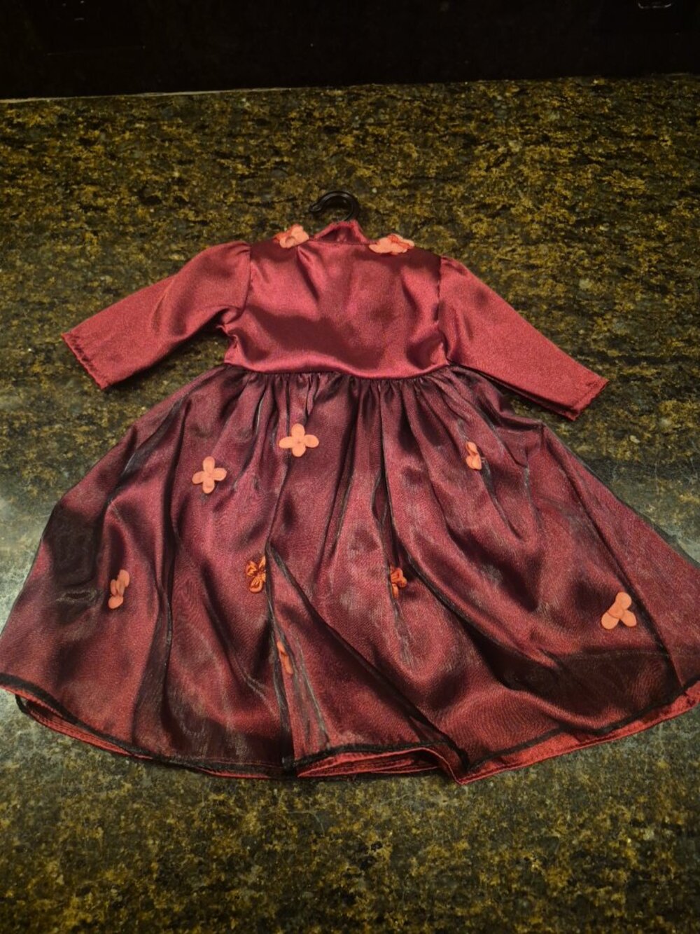 Sophia's Heritage Dress Red with Pink flowers 1997 for an 18" doll
